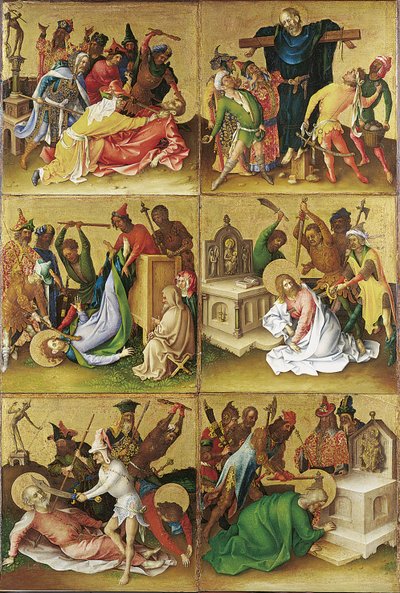 Martirio degli Apostoli. Pannello destro da Stephan Lochner