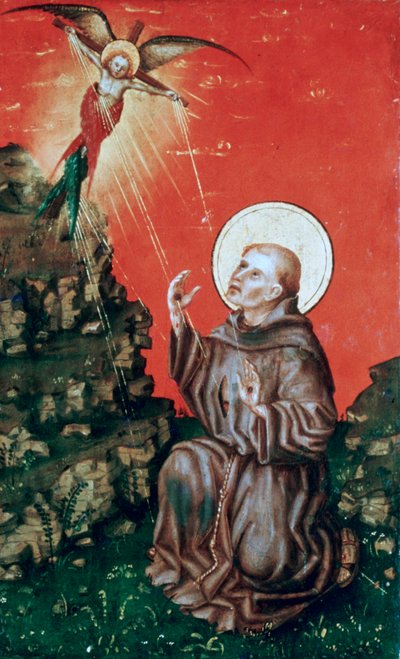 San Francesco riceve le stimmate, c1430-1451 da Stephan Lochner