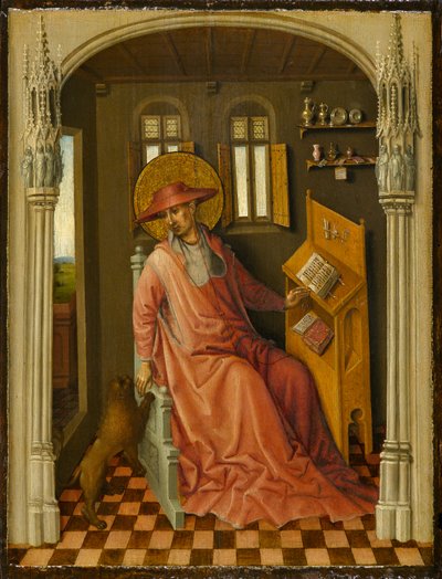 San Girolamo nel suo studio da Stephan Lochner