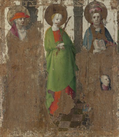 Tre santi, c. 1450 da Stephan Lochner