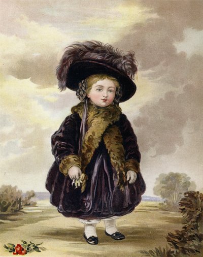 La principessa Vittoria a quattro anni da Stephan Poyntz Denning