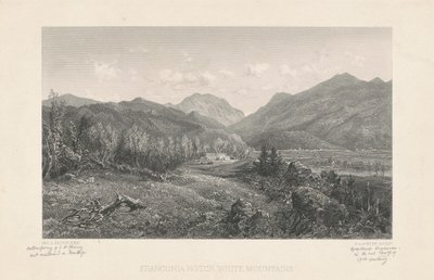 Franconia Notch, Montagne Bianche da Stephen Alonzo Schoff, after George L. Brown