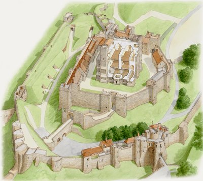 Castello di Dover oggi, c.1945-2023 da Stephen Conlin
