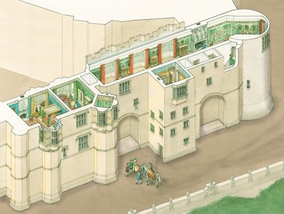 Galleria Nord di Elisabetta I al Castello di Windsor, Berkshire, c.1578-1603 da Stephen Conlin