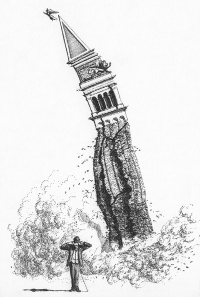 Il crollo del Campanile in Piazza San Marco, Venezia nel 1902 da Stephen Conlin