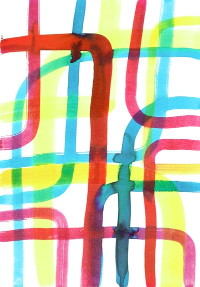 Intersezione, 2016 (inchiostro su carta) da Stephen Dow