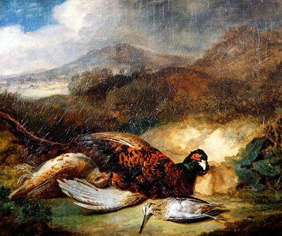 Fagiano e Beccaccia in un Paesaggio di Campagna da Stephen Elmer