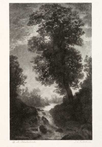 Una cascata al chiaro di luna, 1887 da Stephen Greeley Putnam
