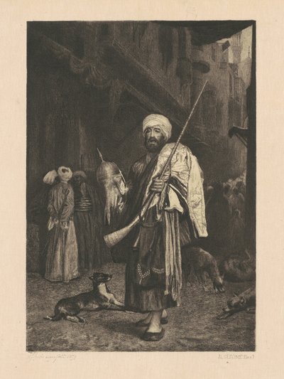 Il venditore di vecchi vestiti, Il Cairo da Stephen James Ferris, after Jean Léon Gérôme