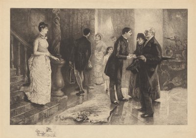 La Visita alla Città da Stephen James Ferris after William Thomas Smedley