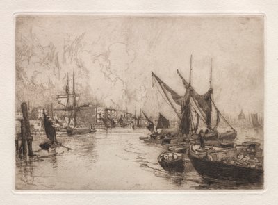 Sul Tamigi Canterbury, Inghilterra, agosto 1884, 1884 da Stephen Parrish