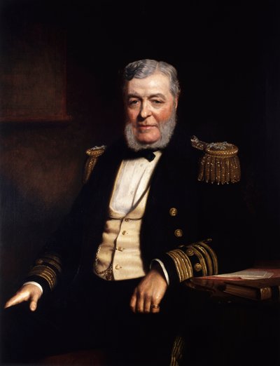 Ammiraglio John Lort Stokes (1812-1885), c.1879 da Stephen Pearce