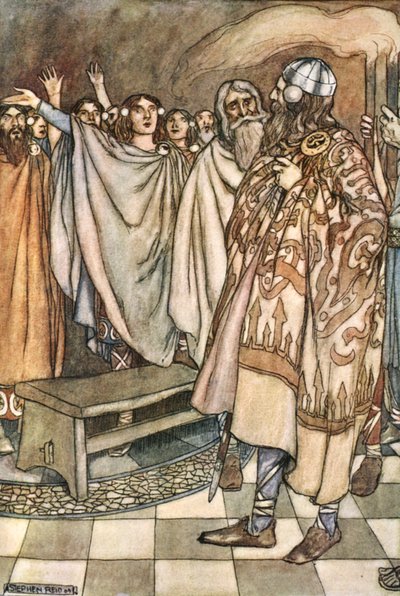 Un grande grido di esultanza si levò dagli uomini dell
