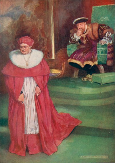 Ultimo colloquio del cardinale Wolsey con il re Enrico VIII da Stephen Reid