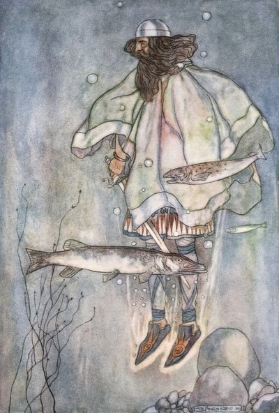 Fergus scende nel lago da Stephen Reid