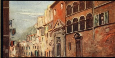 Casa di Santa Caterina, Siena, illustrazione da 