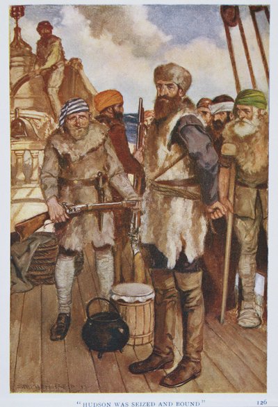Hudson fu catturato e legato, illustrazione da 