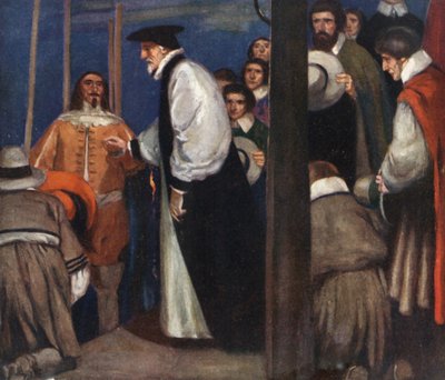 Laud che Entra nella Barca a Lambeth per Andare alla Torre da Stephen Reid