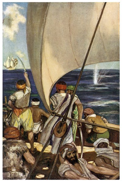 Rappresentazione dei pirati barbareschi nel Mar Mediterraneo da Stephen Reid