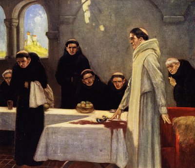 San Benedetto e i monaci da Stephen Reid