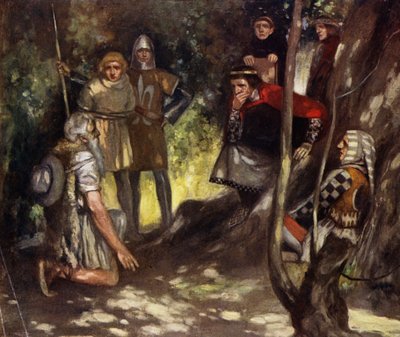 San Luigi di Francia nel bosco di Vincennes da Stephen Reid