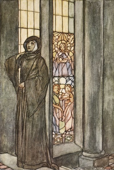 Sentì il suo nome chiamato ancora e ancora, illustrazione da 
