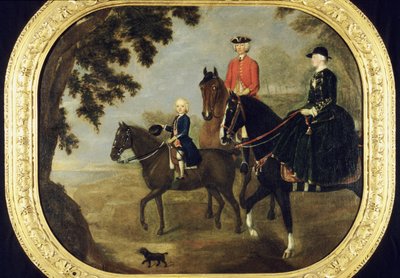 Sir George Hampton e famiglia, c.1738 da Stephen Slaughter