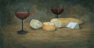 Vino rosso e formaggio da Steve Mitchell
