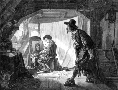 Il giovane Rubens sorpreso dal suo maestro, Van Noort da Steven Arad Allen
