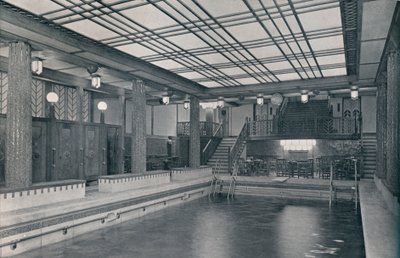 La piscina a bordo della S.S. Empress of Britain, 1931 da Stewart Bale Limited