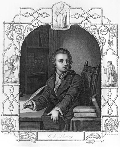 Gotthold Ephraim Lessing, inciso da Albert Henry Payne da Storck