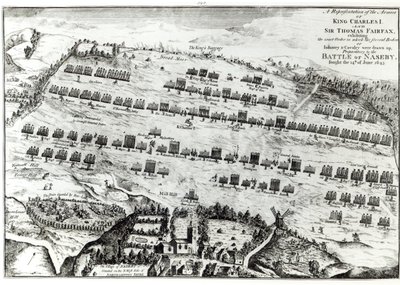 Preparazione per la Battaglia di Naseby, combattuta il 14 giugno 1645, pubblicata in 