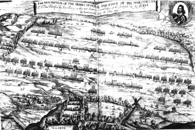 Descrizione degli eserciti di cavalleria e fanteria di Sua Maestà nella battaglia di Naseby, 14 giugno 1645, pubblicato per la prima volta in 