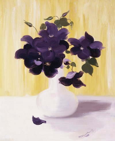 Il vaso bianco. Dipinto di Stuart Park (1862-1933) Collezione privata. da Stuart Park