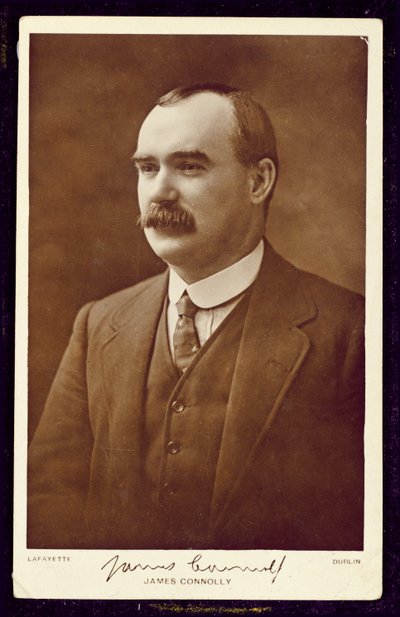 James Connolly (1868-1916) fotografato da Lafayette, Dublino, c.1910 da Studio Lafayette