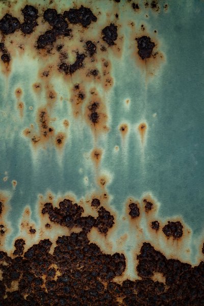 Verde acqua ossidato e ruggine da Studio Meikle