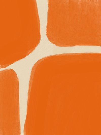 Forme arancioni astratte da Studio Palette