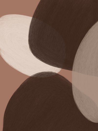 Forme organiche marroni da Studio Palette