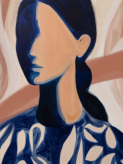 Elegante profilo blu da Studio Palette