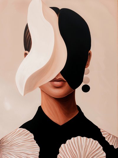 Ritratto astratto fluido da Studio Palette