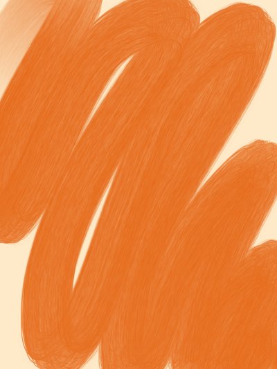 Pennellata arancione astratta da Studio Palette