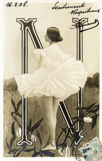 Cleopatre Diane de Merode, detta Cleo de Merode, ballerina della Belle Epoque, formata all