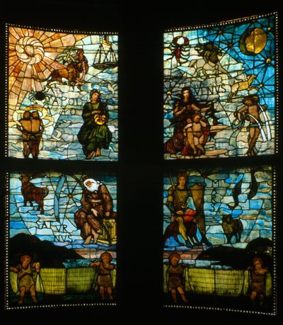 Finestre di vetro Tiffany da Studios Tiffany