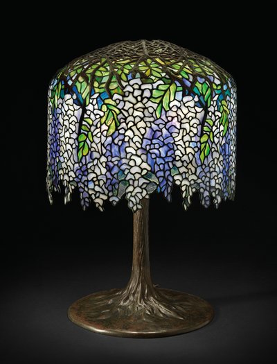 Lampada da Tavolo Wisteria, c.1910 da Studios Tiffany