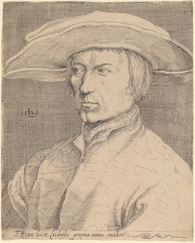 Autoritratto da Style of Lucas van Leyden after Albrecht Dürer