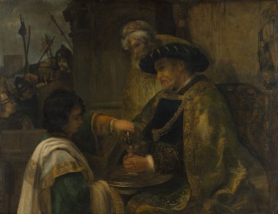 Pilato si lava le mani da Style of Rembrandt