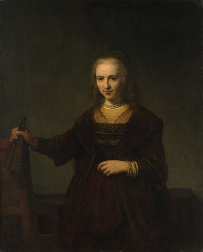 Ritratto di una donna da Style of Rembrandt