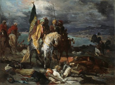Saraceni e Crociati, c. 1846 da Style of Théodore Chassériau.