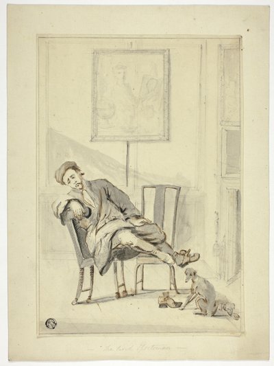 Lo sportivo stanco da Style of William Hogarth