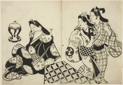 Amanti che lasciano una stanza da Sugimura Jihei